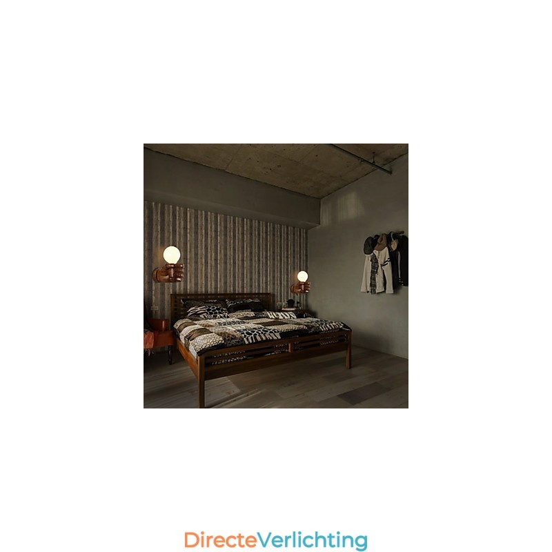 Europese Muur Creatieve Retro Vuist Wandlamp Verlichting