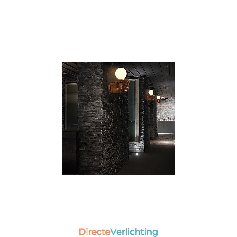 Europese Muur Creatieve Retro Vuist Wandlamp Verlichting