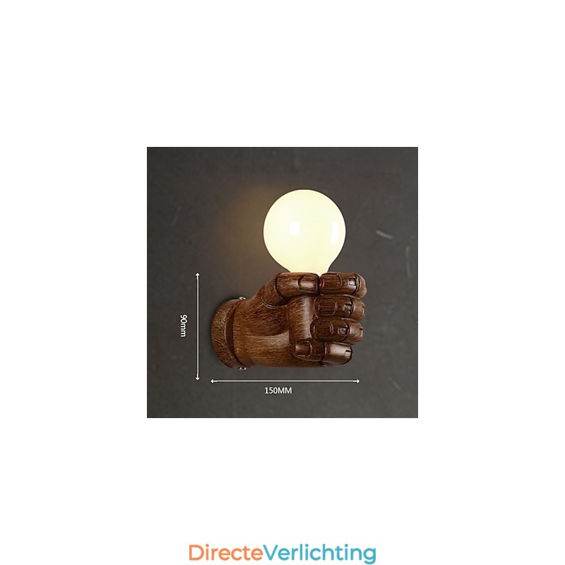 Europese Muur Creatieve Retro Vuist Wandlamp Verlichting
