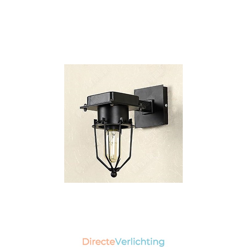 Loft Industriële Retro Wandlamp met Enkele Kop