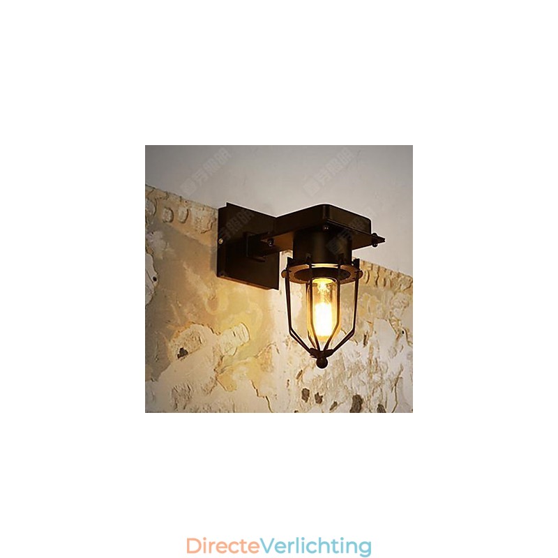 Loft Industriële Retro Wandlamp met Enkele Kop