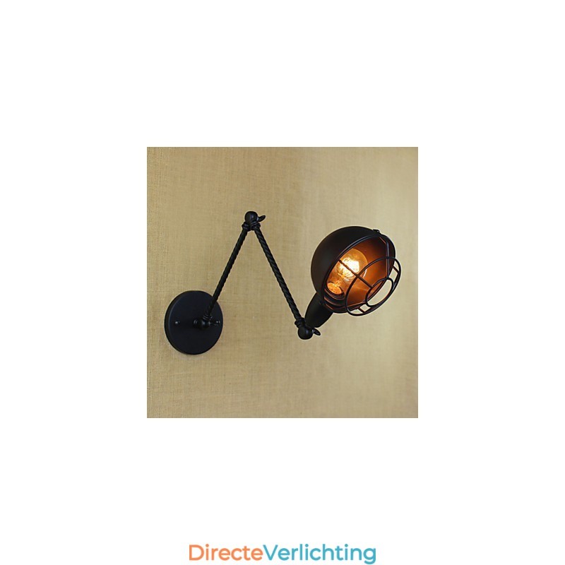 De lange arm van de Amerikaanse buitenlandse industriële dubbele retro creatieve decoratieve wandlamp