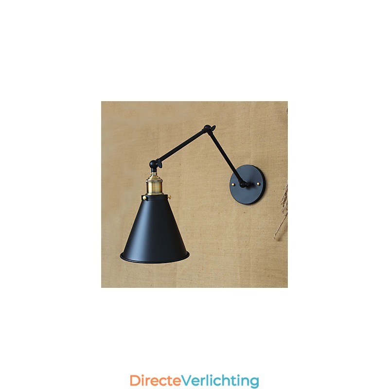 Amerikaanse landelijke pastorale stijl minimalistische tweepersoonsbed lange arm wandlamp gangpad kanaal magazijn entree