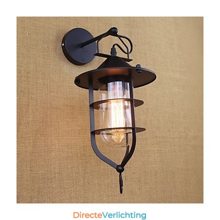 Retro kledingwinkel restaurant scène decoratieve wandlamp Retro kledingwinkel restaurant scène decoratieve wandlamp