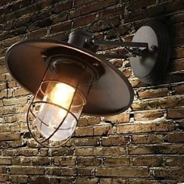 Amerikaanse Country Personality Contracted Style Warehouse Cage Wandlamp