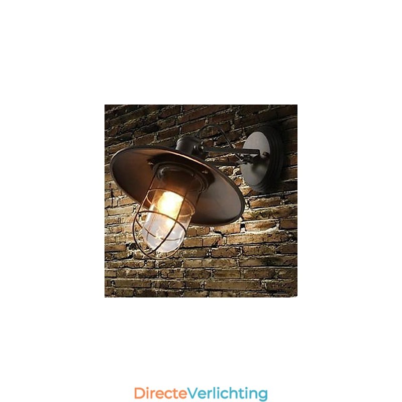 Amerikaanse Country Personality Contracted Style Warehouse Cage Wandlamp