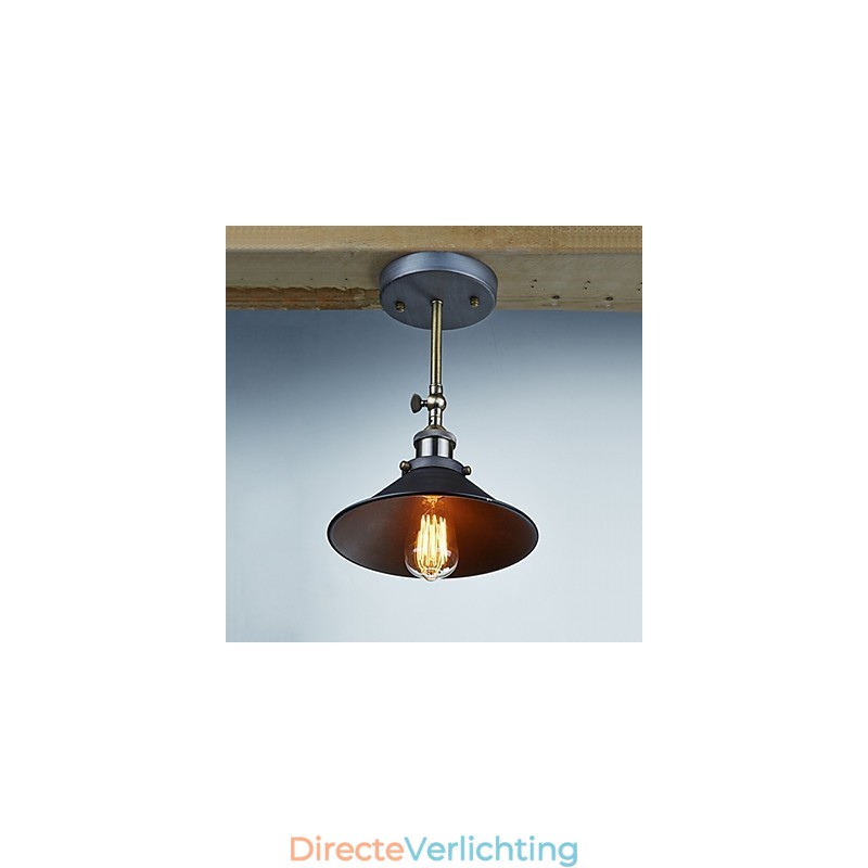 Industriële Vintage Edison Simplicity 1-lichts wandlamp Eetkamer Studeerkamer Kantoor Gang Metalen wandlamp