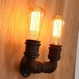 Creatieve dubbele creatieve staafbuis wandlamp licht