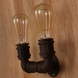 Creatieve dubbele creatieve staafbuis wandlamp licht