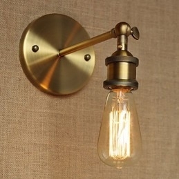 Amerikaanse bar café restaurant nachtkastje minimalistische gangpad bronzen smeedijzeren wandlamp