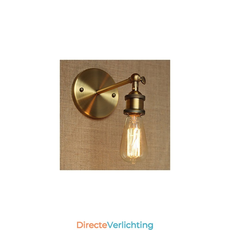 Amerikaanse bar café restaurant nachtkastje minimalistische gangpad bronzen smeedijzeren wandlamp