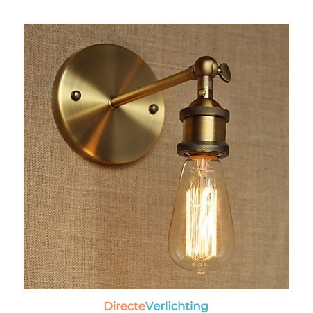 Amerikaanse bar café restaurant nachtkastje minimalistische gangpad bronzen smeedijzeren wandlamp Amerikaanse bar café restaurant nachtkastje minimalistische gangpad bronzen smeedijzeren wandlamp