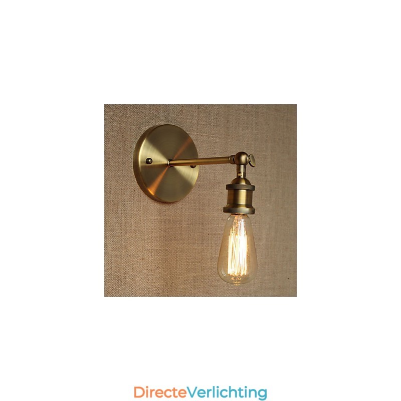 Amerikaanse bar café restaurant nachtkastje minimalistische gangpad bronzen smeedijzeren wandlamp