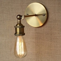 Amerikaanse bar café restaurant nachtkastje minimalistische gangpad bronzen smeedijzeren wandlamp