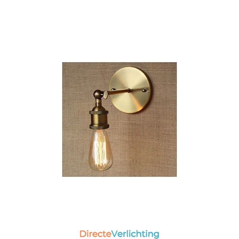 Amerikaanse bar café restaurant nachtkastje minimalistische gangpad bronzen smeedijzeren wandlamp