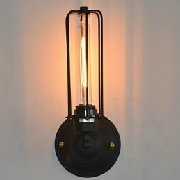 Amerikaanse vintage ijzeren wandlamp