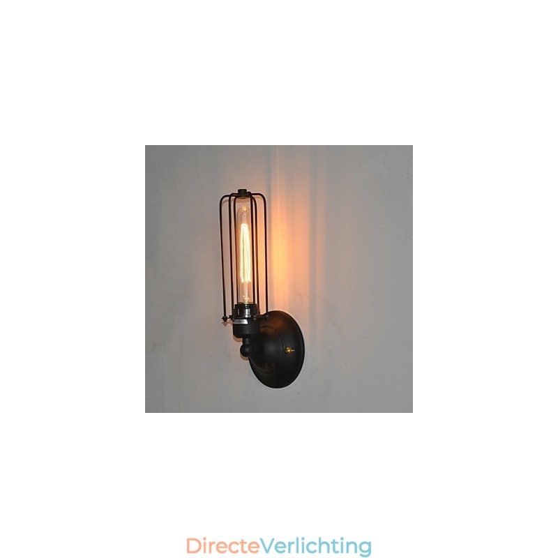 Amerikaanse vintage ijzeren wandlamp