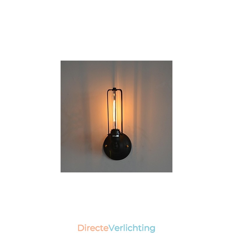 Amerikaanse vintage ijzeren wandlamp