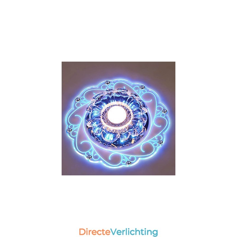 Kristallen plafondlamp Spotlight SMD 3W Creatieve lamp Buislamp Kleurrijke kleur Koepellamp
