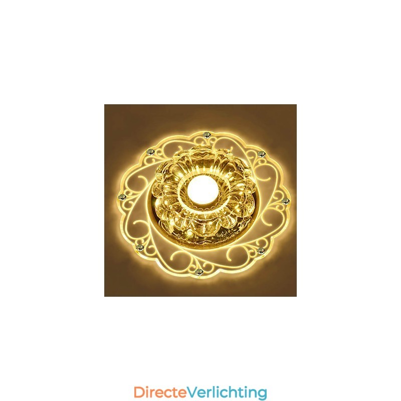 Kristallen plafondlamp Spotlight SMD 3W Creatieve lamp Buislamp Kleurrijke kleur Koepellamp