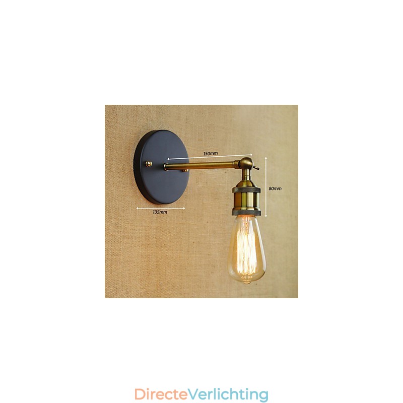 Amerikaanse bar café restaurant nachtkastje minimalistische gang ijzeren wandlamp