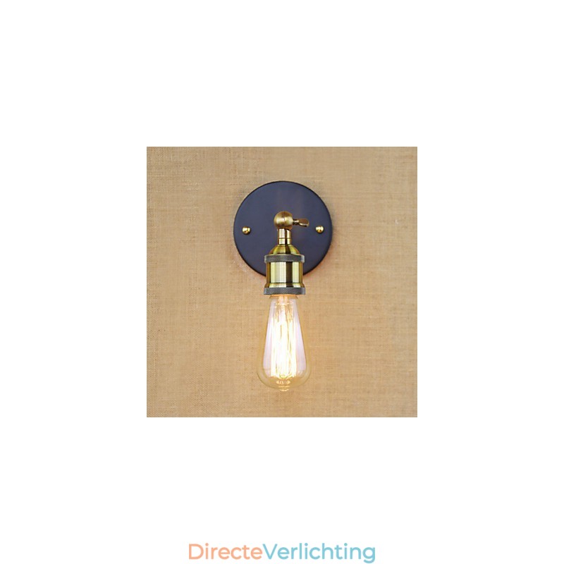 Amerikaanse bar café restaurant nachtkastje minimalistische gang ijzeren wandlamp