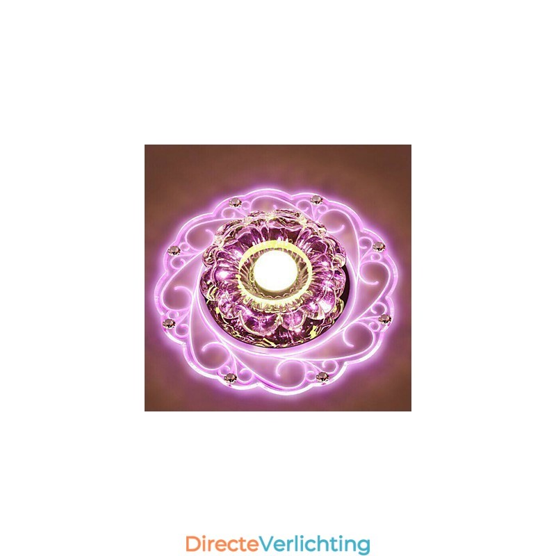 Kristallen plafondlamp Spotlight SMD 3W Creatieve lamp Buislamp Kleurrijke kleur Koepellamp