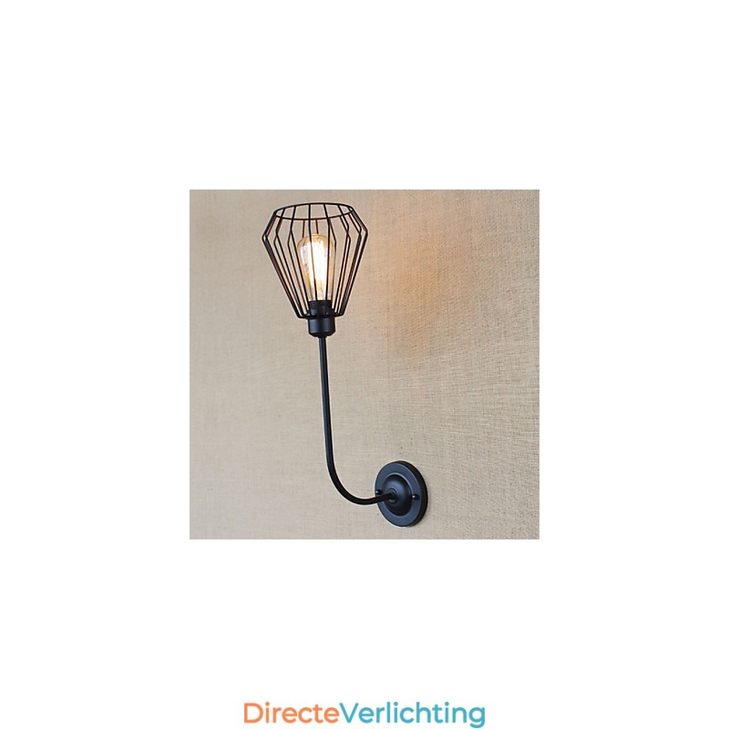Amerikaanse Country Creative Iron Elbow Antieke Enkele Hoofdlamp Nachtkastje