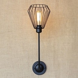 Amerikaanse Country Creative Iron Elbow Antieke Enkele Hoofdlamp Nachtkastje