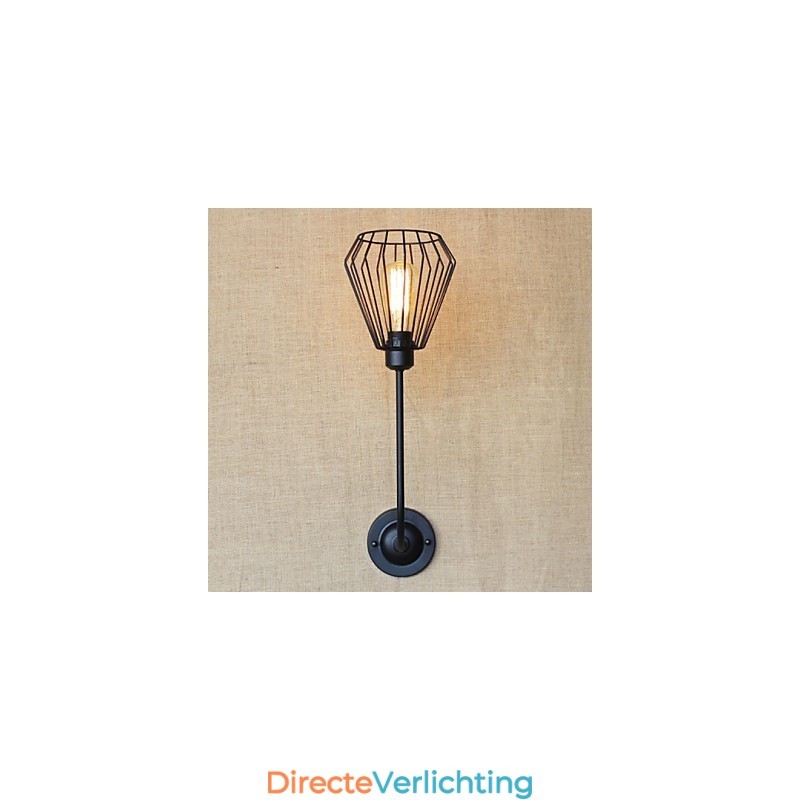 Amerikaanse Country Creative Iron Elbow Antieke Enkele Hoofdlamp Nachtkastje