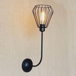 Amerikaanse Country Creative Iron Elbow Antieke Enkele Hoofdlamp Nachtkastje