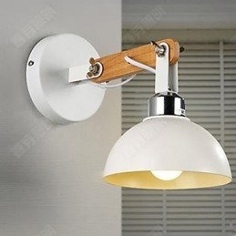 Amerikaanse creatieve massief houten slaapkamer gang trap lamp lamp wandlamp van het hoofdeinde van een bed