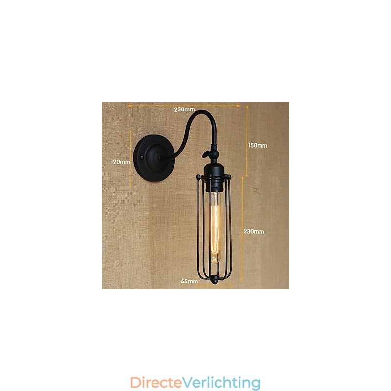 Kunst Minimalistisch Mat Zwart Amerikaans Landelijk Woonkamer Lamp Slaapkamer Balkon Wandlamp Bedlamp
