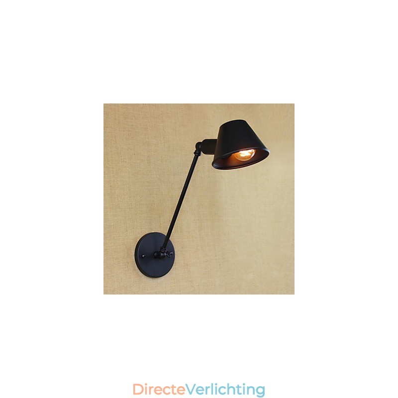 Retro eenvoudige wandlamp van ijzer