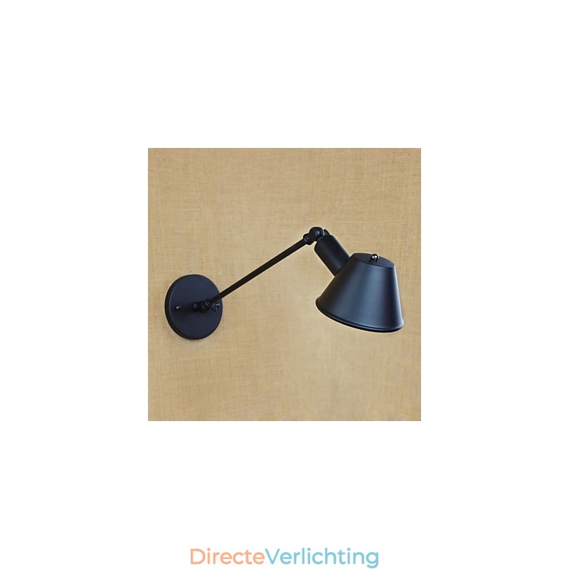 Retro eenvoudige wandlamp van ijzer