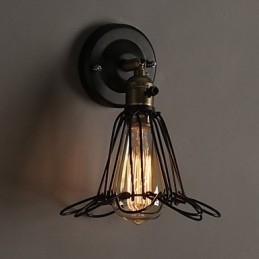 Amerikaanse Country Loft Herstel van Oude Manieren Wandlamp Smeedijzeren Wandlamp Licht