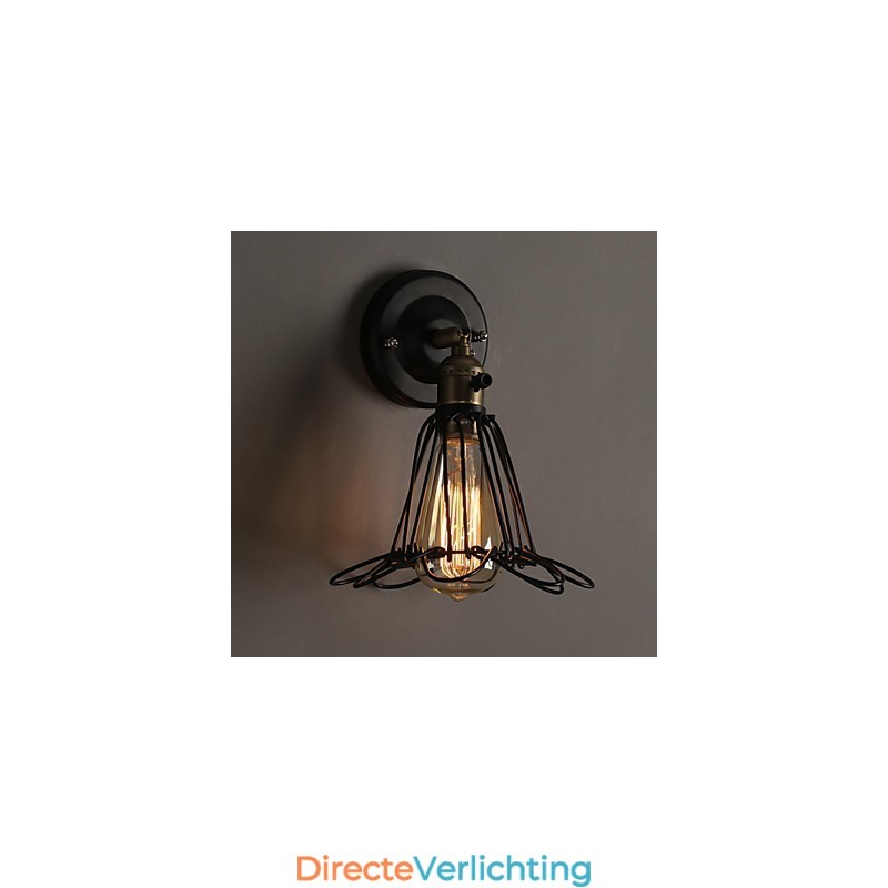 Amerikaanse Country Loft Herstel van Oude Manieren Wandlamp Smeedijzeren Wandlamp Licht
