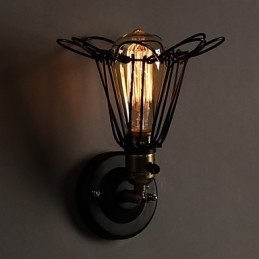 Amerikaanse Country Loft Herstel van Oude Manieren Wandlamp Smeedijzeren Wandlamp Licht