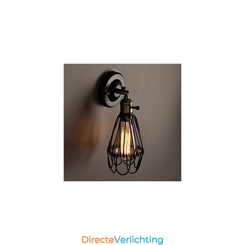 Amerikaanse Country Loft Herstel van Oude Manieren Wandlamp Smeedijzeren Wandlamp Licht