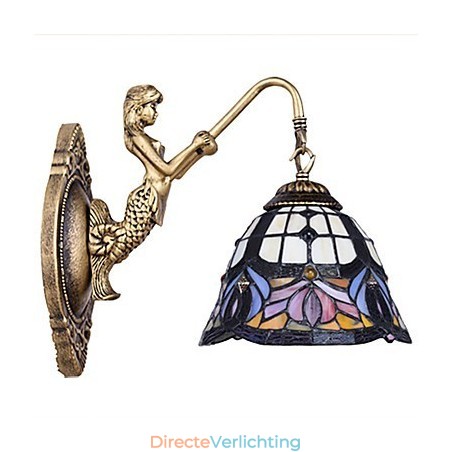 Europees gecontracteerd landelijk creatief smeedijzeren wandlamp glazen lampen Europees gecontracteerd landelijk creatief smeedijzeren wandlamp glazen lampen
