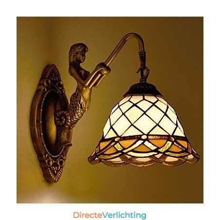 Europees gecontracteerd landelijk creatief smeedijzeren wandlamp glazen lampen Europees gecontracteerd landelijk creatief smeedijzeren wandlamp glazen lampen