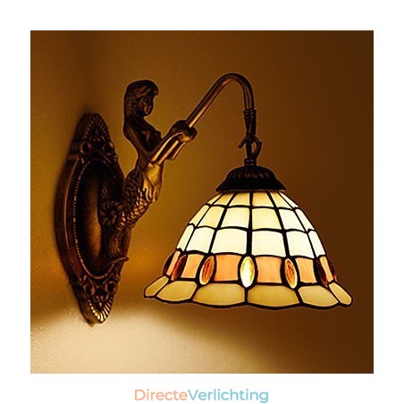 Europees gecontracteerd landelijk creatief smeedijzeren wandlamp glazen lampen Europees gecontracteerd landelijk creatief smeedijzeren wandlamp glazen lampen