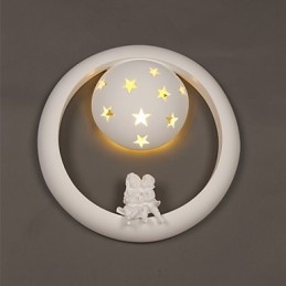 Zoete pastorale gips leuke kinderkamer veranda wandlamp lichten