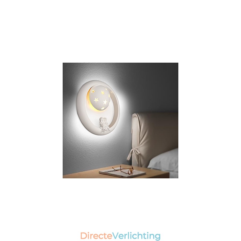 Zoete pastorale gips leuke kinderkamer veranda wandlamp lichten