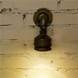 Loft Iron Waterpijp Lamp Wandlamp Industriële Vintage Wandlamp Armaturen Voor Thuis Binnenverlichting