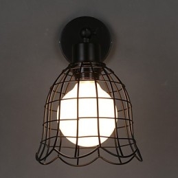 Enkele kop industriële wind wandlamp gecontracteerd Europa type wandlamp smeedijzeren lamp