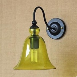 Gecontracteerde zitkamer glazen gang versiert wandlamp