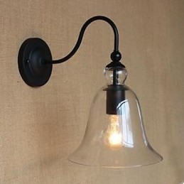 Gecontracteerde zitkamer glazen gang versiert wandlamp