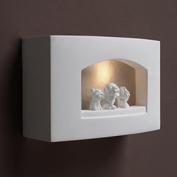 Hedendaagse en gecontracteerde creatieve slaapkamer gips wandlamp wandlamp verlichting