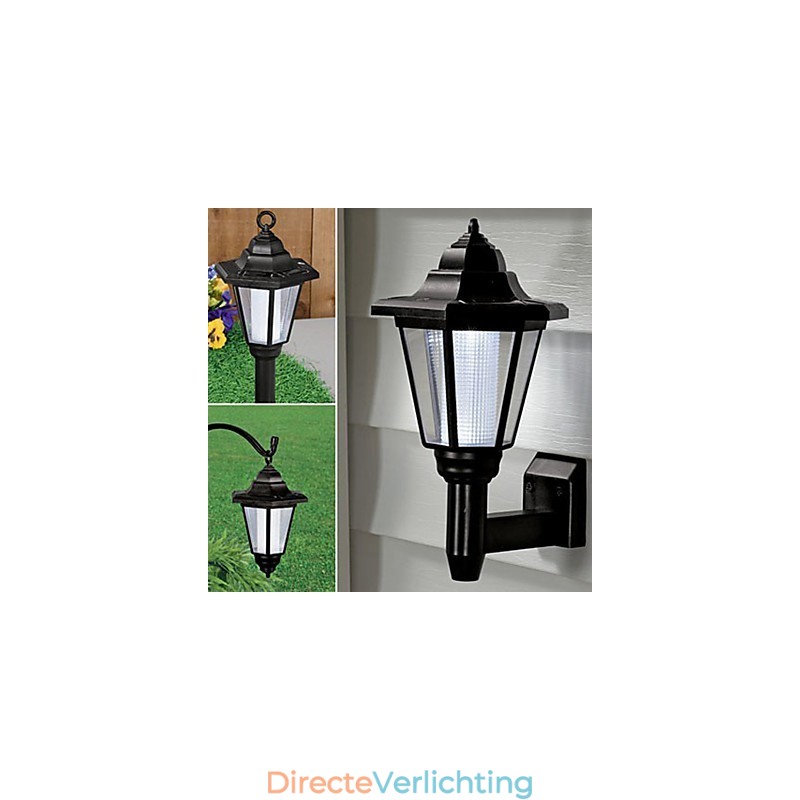 Zonne-energie buiten tuinpad tuinbeveiliging wandlamp landschapslamp
